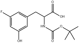 3-(3-fluoro-5-hydroxyphenyl)-2-[(2-methylpropan-2-yl)oxycarbonylamino]propanoic acid Structure