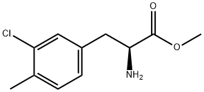 methyl 2-amino-3-(3-chloro-4-methylphenyl)propanoate Structure