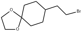 8-(2-bromoethyl)-1,4-dioxaspiro[4.5]decane Structure