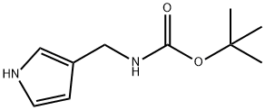 Carbamic acid, N-(1H-pyrrol-3-ylmethyl)-, 1,1-dimethylethyl ester Structure