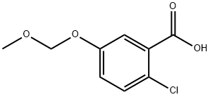 2-chloro-5-(methoxymethoxy)benzoic acid Structure