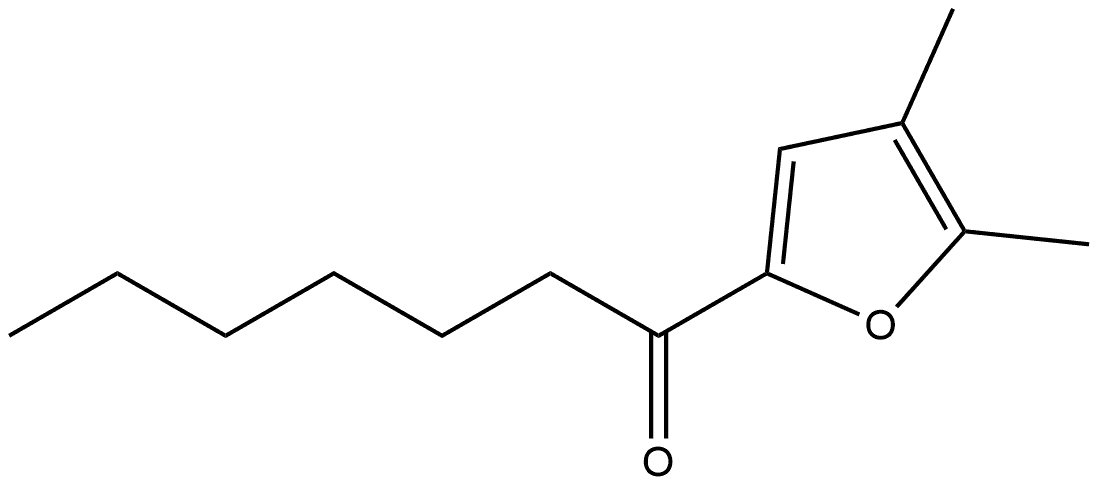 1-(4,5-Dimethyl-2-furanyl)-1-heptanone Structure