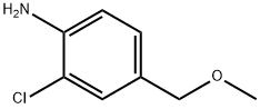 2-Chloro-4-(methoxymethyl)benzenamine Structure