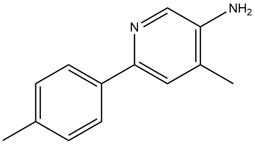 4-Methyl-6-(4-methylphenyl)-3-pyridinamine Structure