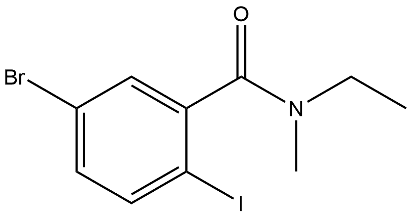 5-Bromo-N-ethyl-2-iodo-N-methylbenzamide Structure