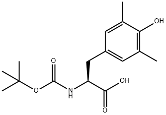 Tyrosine, N-[(1,1-dimethylethoxy)carbonyl]-3,5-dimethyl- Structure