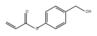 2-Propenoic acid, 4-(hydroxymethyl)phenyl ester Structure