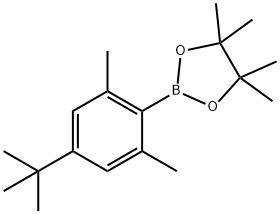 1,3,2-Dioxaborolane, 2-[4-(1,1-dimethylethyl)-2,6-dimethylphenyl]-4,4,5,5-tetramethyl- Structure