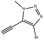 4-bromo-5-ethynyl-1-methyl-1H-1,2,3-triazole Structure