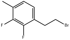 1-(2-bromoethyl)-2,3-difluoro-4-methylbenzene Structure