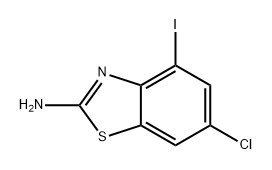 2-Benzothiazolamine, 6-chloro-4-iodo- Structure