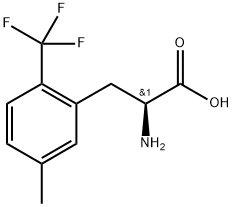 (2S)-2-amino-3-[5-methyl-2-(trifluoromethyl)phenyl]propanoic acid Structure