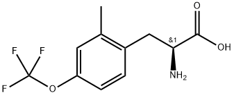 (2S)-2-amino-3-[2-methyl-4-(trifluoromethoxy)phenyl]propanoic acid Structure