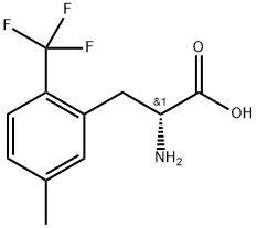 (2R)-2-amino-3-[5-methyl-2-(trifluoromethyl)phenyl]propanoic acid Structure