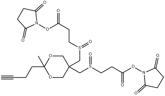 Alkyne-A-DSBSO crosslinker Structure