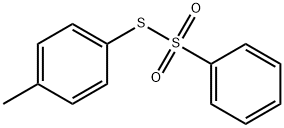 Benzenesulfonothioic acid, S-(4-methylphenyl) ester Structure