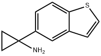 1-(1-benzothiophen-5-yl)cyclopropan-1-amine 구조식 이미지