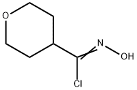 N-hydroxyoxane-4-carbonimidoyl chloride Structure