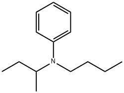 Benzenamine, N-butyl-N-(1-methylpropyl)- Structure