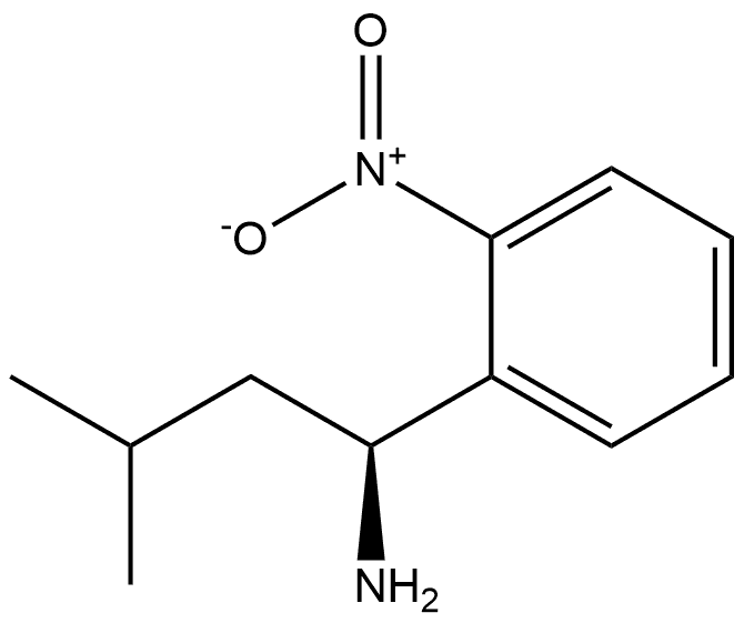 (S)-3-methyl-1-(2-nitrophenyl)butan-1-amine Structure