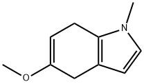 5-Methoxy-1-methyl-4,7-dihydro-1H-indole Structure