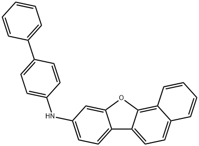 Benzo[b]naphtho[2,1-d]furan-9-amine, N-[1,1'-biphenyl]-4-yl- Structure