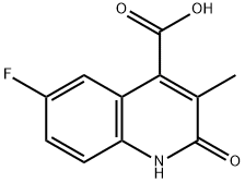 6-Fluoro-3-methyl-2-oxo-1,2-dihydroquinoline-4-carboxylic acid Structure