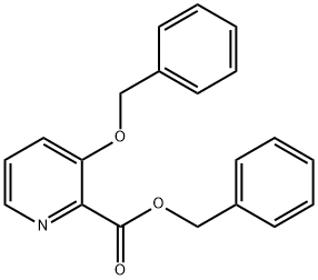 2-Pyridinecarboxylic acid, 3-(phenylmethoxy)-, phenylmethyl ester Structure