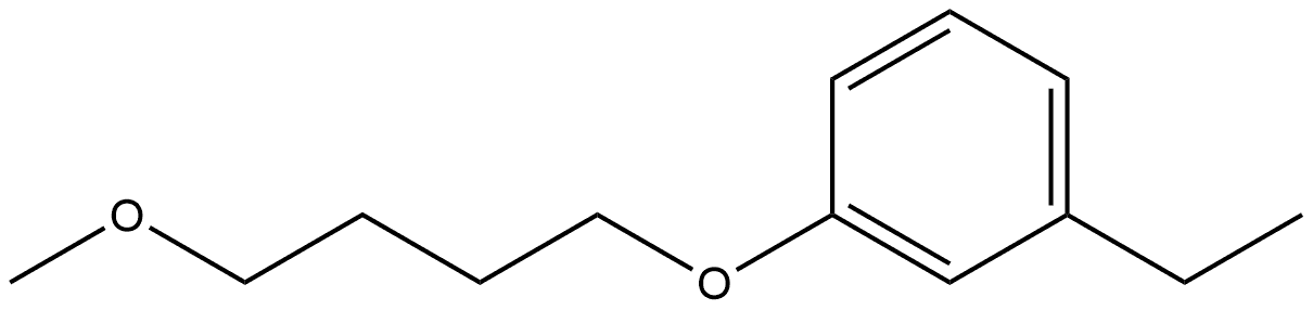 1-Ethyl-3-(4-methoxybutoxy)benzene Structure