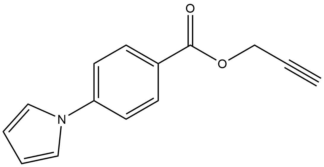 2-Propyn-1-yl 4-(1H-pyrrol-1-yl)benzoate Structure