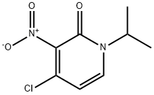 2(1H)-Pyridinone, 4-chloro-1-(1-methylethyl)-3-nitro- Structure