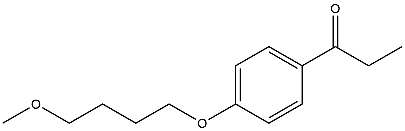 1-[4-(4-Methoxybutoxy)phenyl]-1-propanone Structure