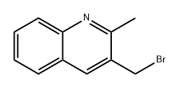 Quinoline, 3-(bromomethyl)-2-methyl- Structure