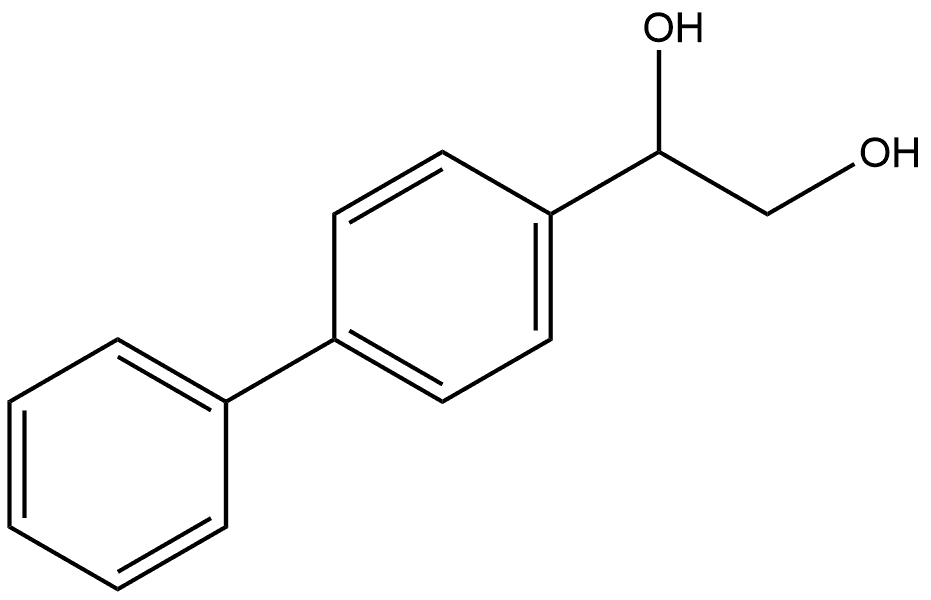 1-[1,1'-Biphenyl]-4-yl-1,2-ethanediol Structure