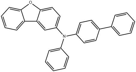 2-Dibenzofuranamine, N-[1,1'-biphenyl]-4-yl-N-phenyl- Structure
