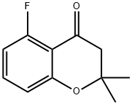 4H-1-Benzopyran-4-one, 5-fluoro-2,3-dihydro-2,2-dimethyl- Structure