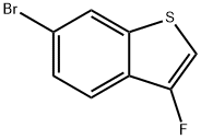 Benzo[b]thiophene, 6-bromo-3-fluoro- Structure