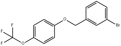 1-bromo-3-((4-(trifluoromethoxy)phenoxy)methyl)benzene Structure