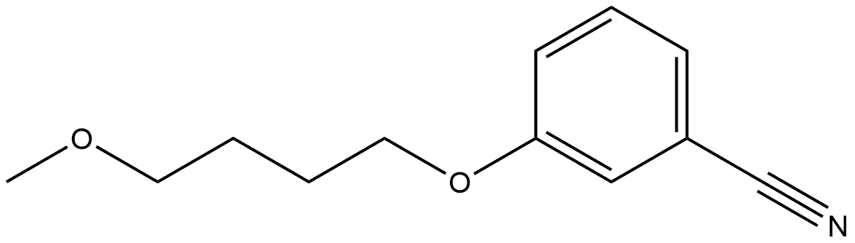 3-(4-Methoxybutoxy)benzonitrile Structure