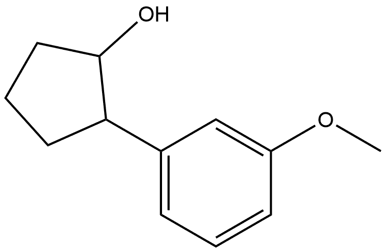 2-(3-Methoxyphenyl)cyclopentanol Structure