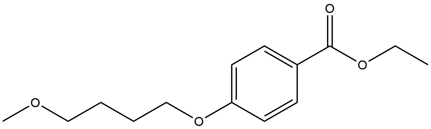 Ethyl 4-(4-methoxybutoxy)benzoate Structure