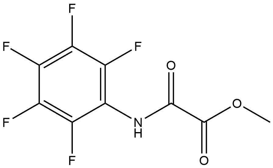 methyl [(2,3,4,5,6-pentafluorophenyl)carbamoyl]formate 구조식 이미지