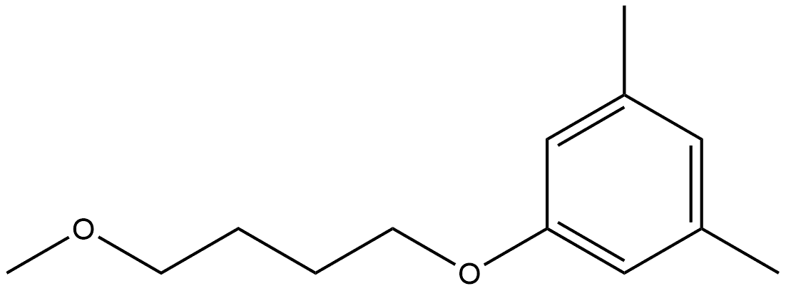 1-(4-Methoxybutoxy)-3,5-dimethylbenzene Structure