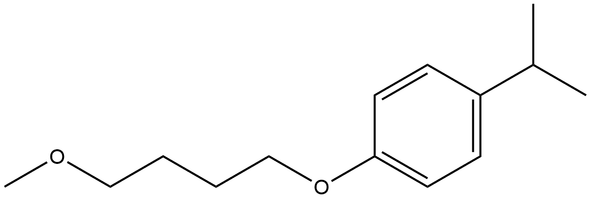 1-(4-Methoxybutoxy)-4-(1-methylethyl)benzene Structure