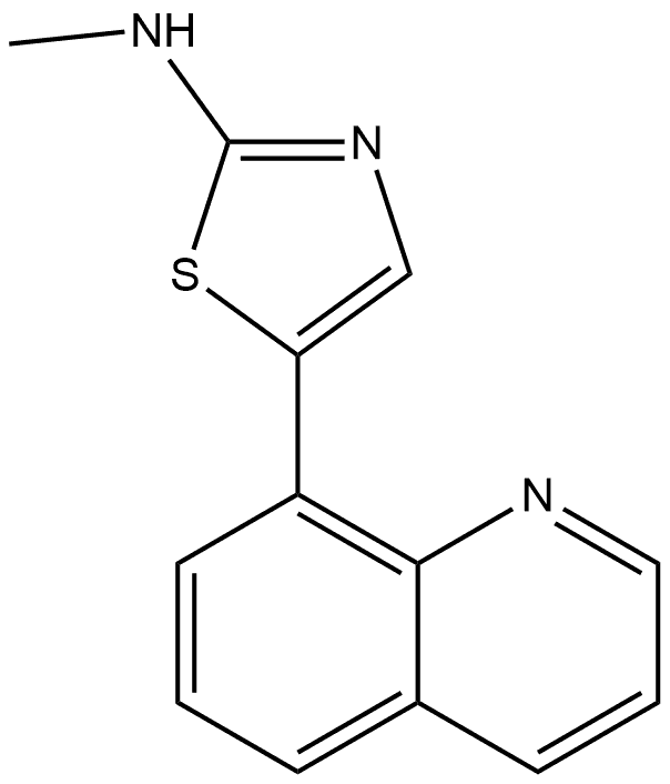 N-methyl-5-(quinolin-8-yl)thiazol-2-amine Structure