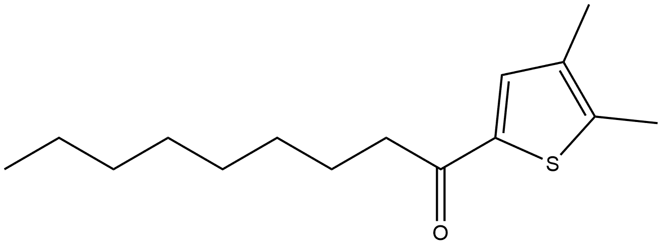 1-(4,5-Dimethyl-2-thienyl)-1-nonanone Structure