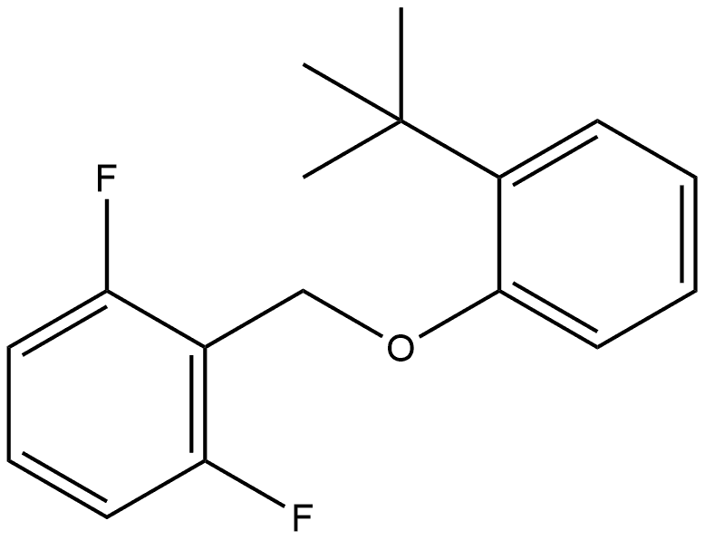 2-[[2-(1,1-Dimethylethyl)phenoxy]methyl]-1,3-difluorobenzene Structure