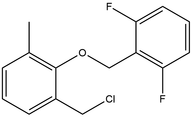 Benzene, 1-(chloromethyl)-2-[(2,6-difluorophenyl)methoxy]-3-methyl- Structure