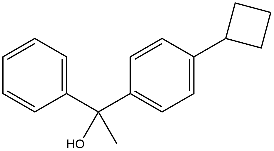 4-Cyclobutyl-α-methyl-α-phenylbenzenemethanol Structure