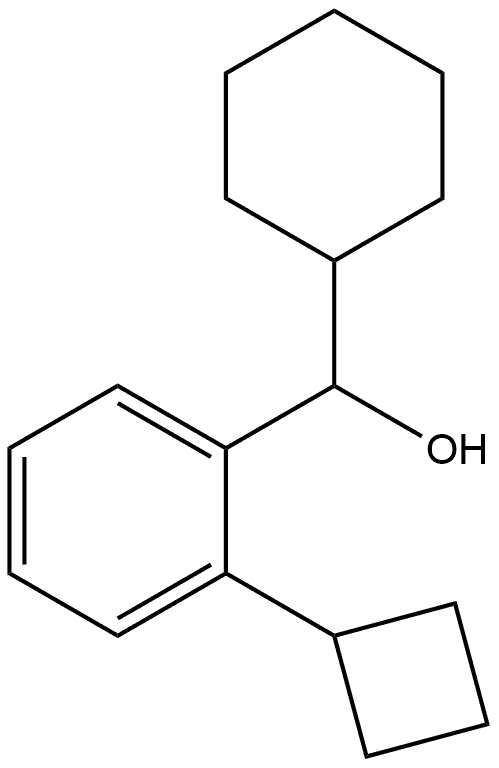 2-Cyclobutyl-α-cyclohexylbenzenemethanol Structure